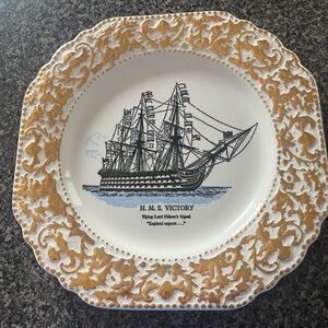 Vintage decorative plate made by Lord Nelson Pottery England